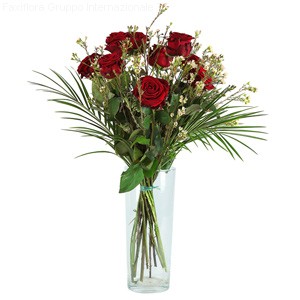 Bouquet of 9 Red Roses