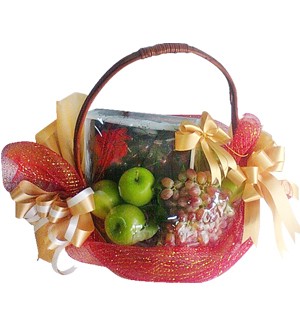 Fruit Basket With Cookies