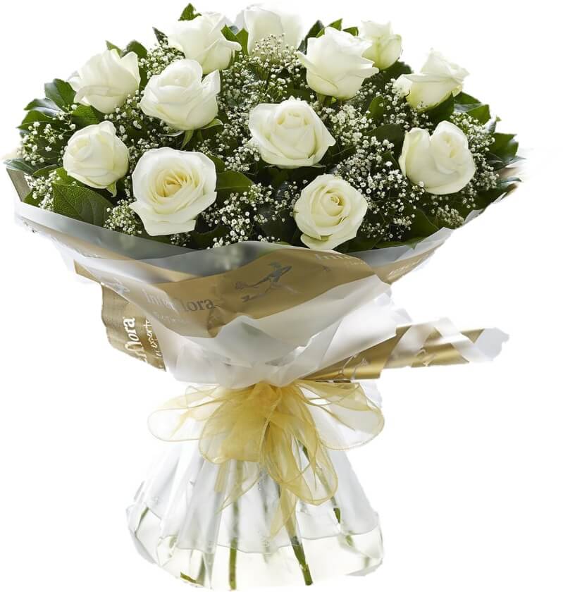 Bouquet with white roses