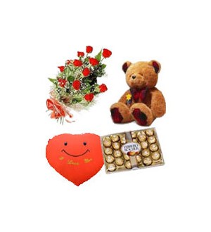 12 Rose Bouquet Gift Pack