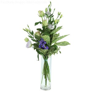 Bouquet of Roses and Eustoma