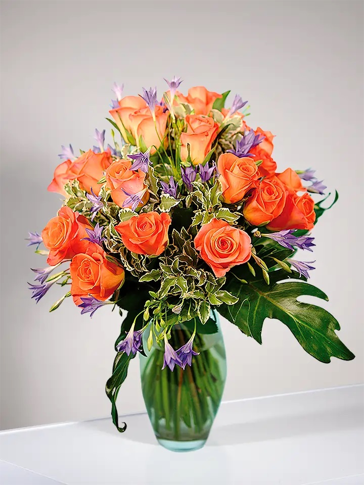 Bouquet of Orange Roses