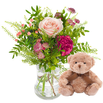 Pink surprise & teddy