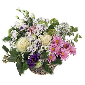 Basket of Mixed Flowers