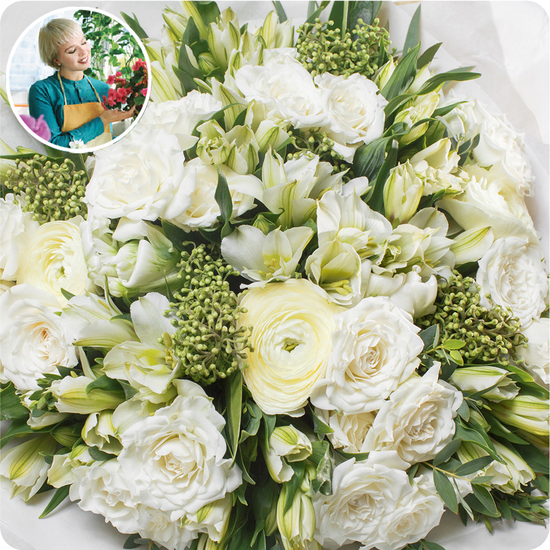 White florist bouquet