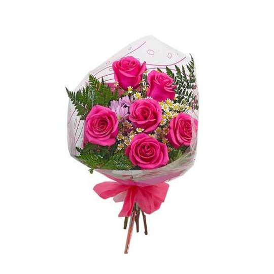 6 ROSES - CONGRATULATIONS