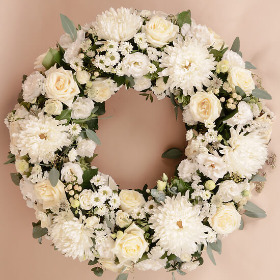 White wreath