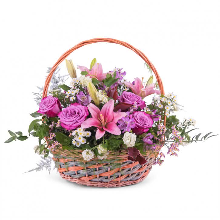 Basket flowers station THANK YOU FOR EVERYTHING! Teleflora